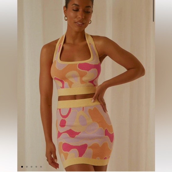 NWT PEPPERMAYO- New Dreams Knit Skirt - Psychedelic size m-l - Picture 3 of 3